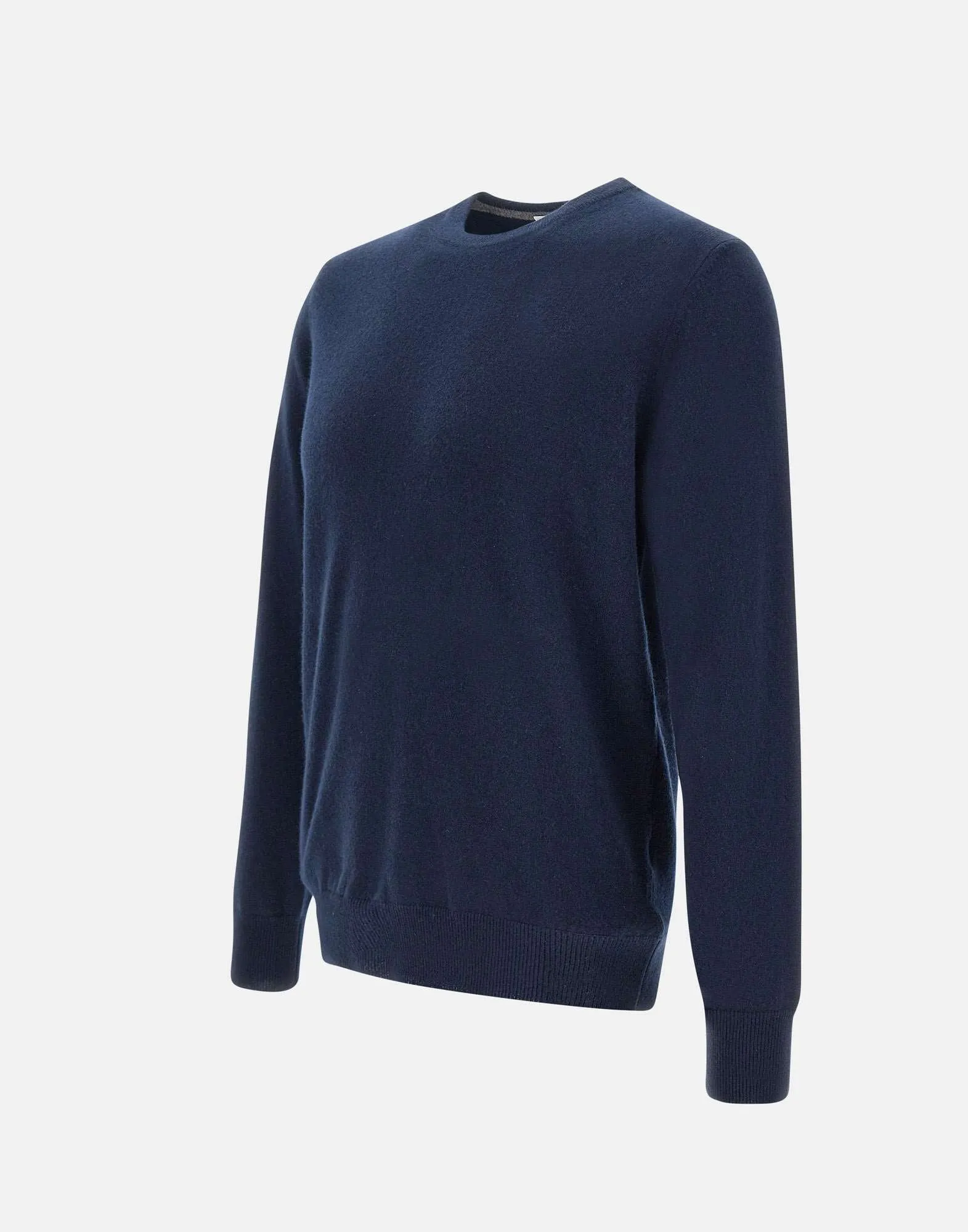 Men's Cashmere Wool Sweater in Midnight Blue