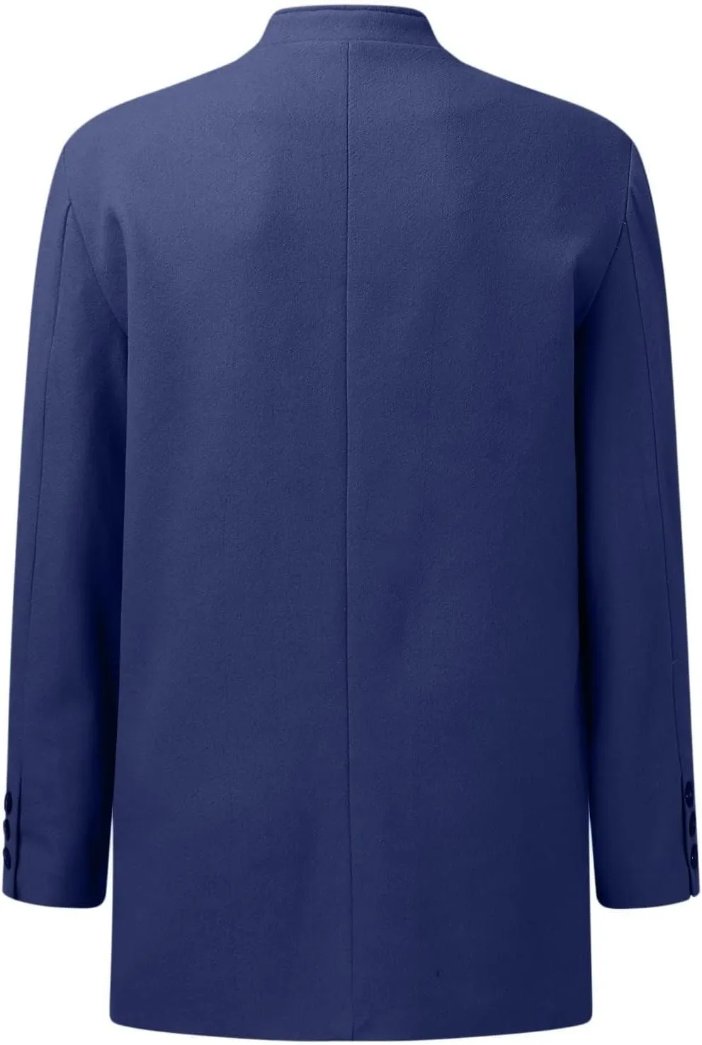 Mens Casual Lightweight Suit Blazer Jackets Stand Collar Lined Sport Coats Business Coats