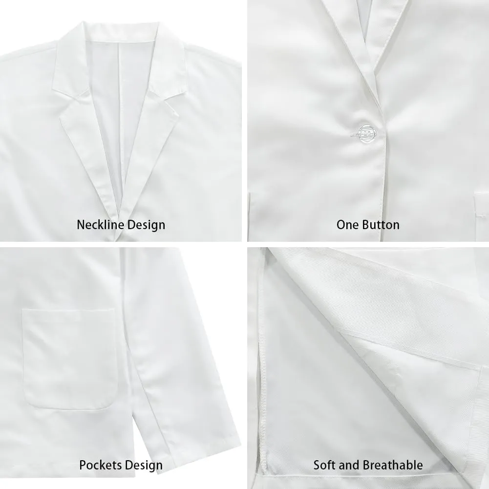 Men's Casual One Button Travel Slim Fit Blazers Notch Lapel Suits with Pockets Formal Sport Jacket Casual Coats