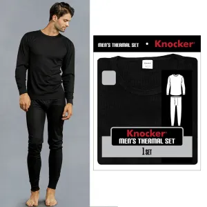 Mens Clothing Thermal Underwear Set Top Bottom Waffle Knit Soft Warm 2XL Knocker