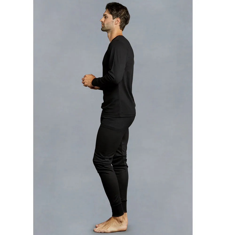 Mens Clothing Thermal Underwear Set Top Bottom Waffle Knit Soft Warm 2XL Knocker