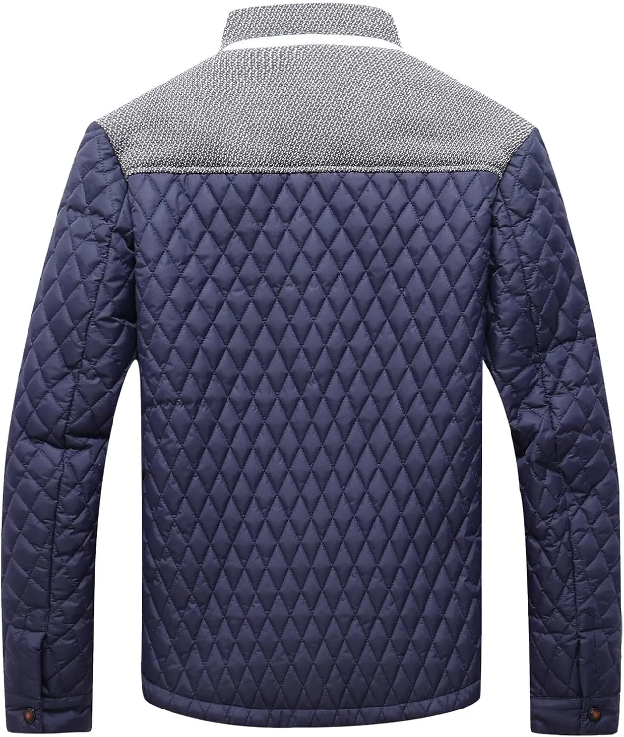 Mens Coat Trend Personality Machine Quilted Clothing Plaid Patchwork Cotton Padded Jacket Men's Ski Jackets plus