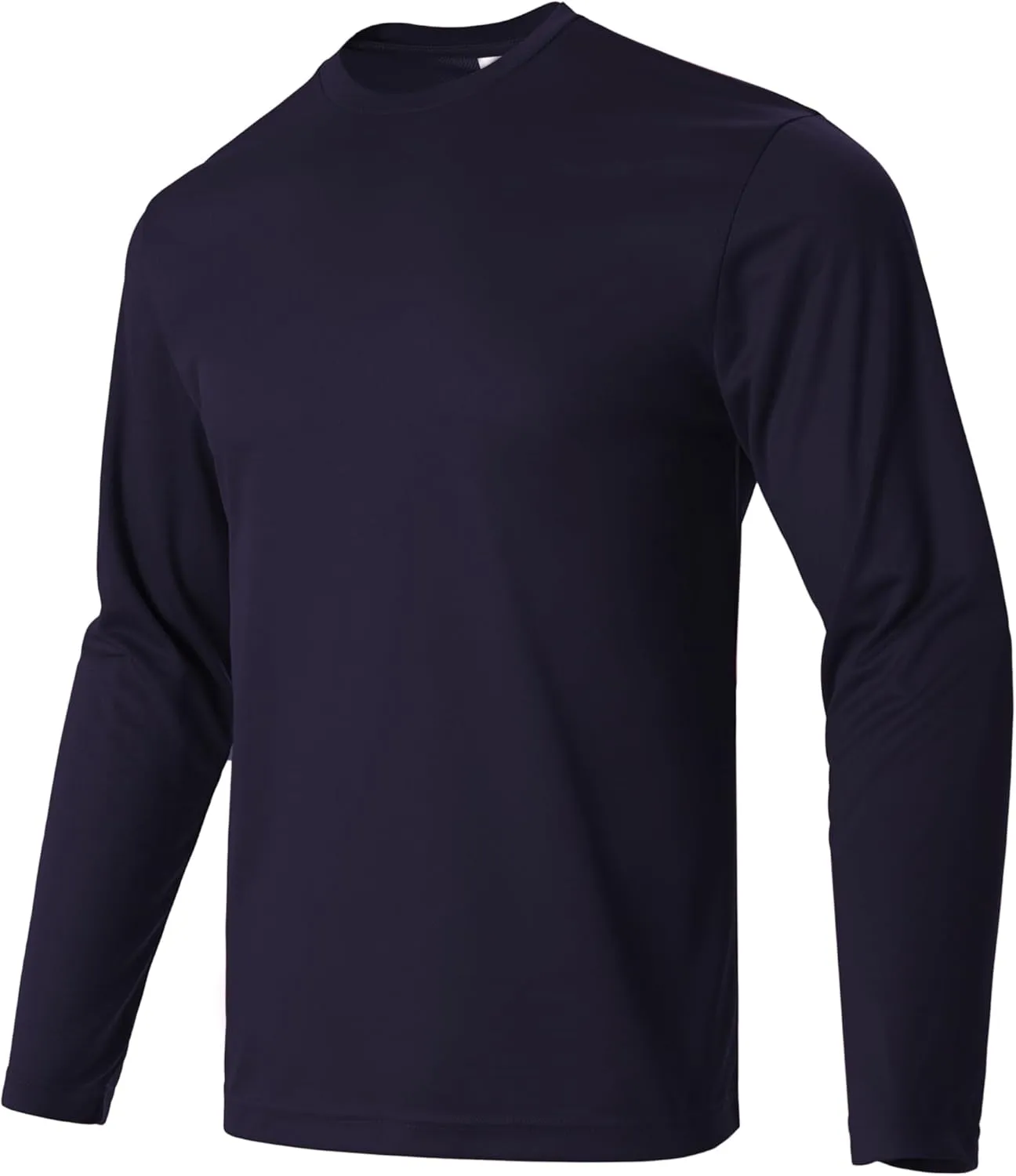 Mens Long Sleeve T-Shirts Casual Crew Neck Tee Shirt Summer Soft Running Swimming Cycling Fishing Tops