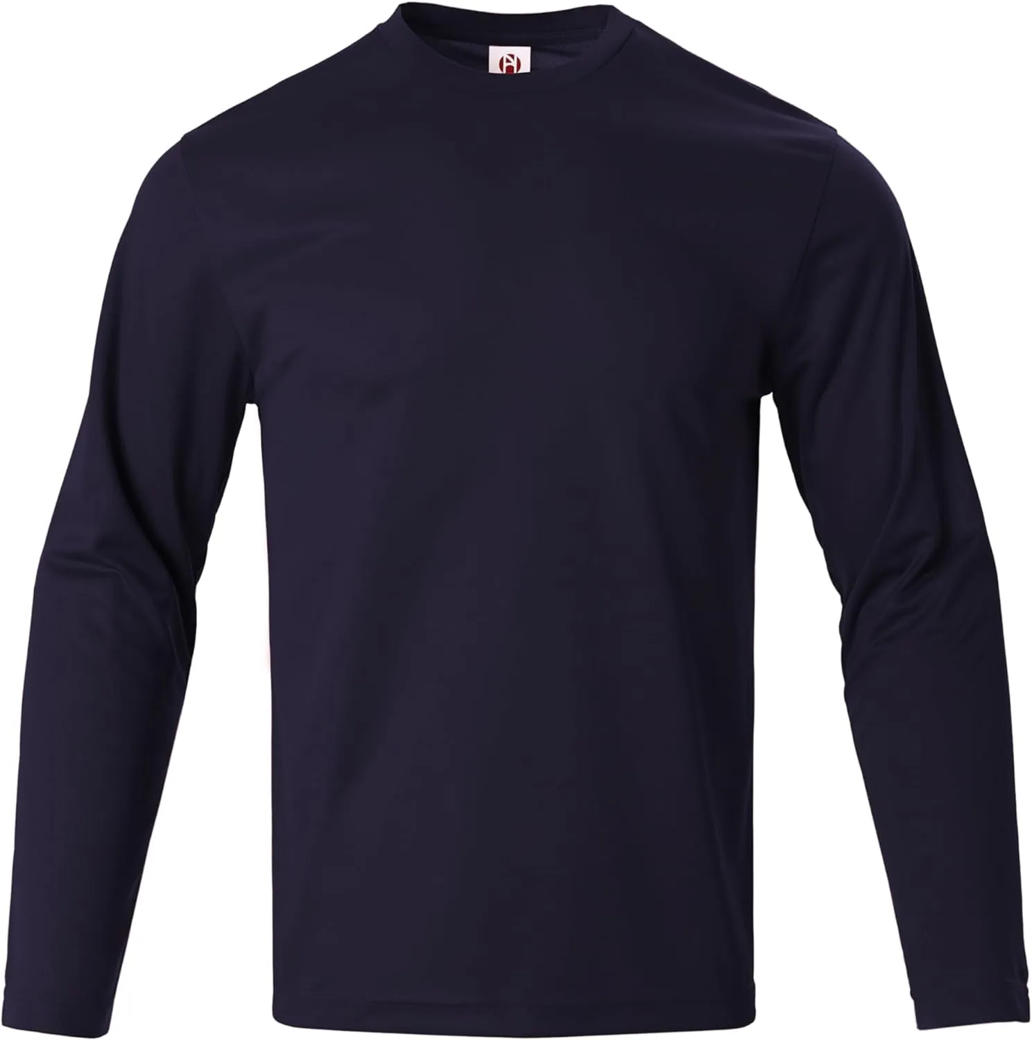 Mens Long Sleeve T-Shirts Casual Crew Neck Tee Shirt Summer Soft Running Swimming Cycling Fishing Tops