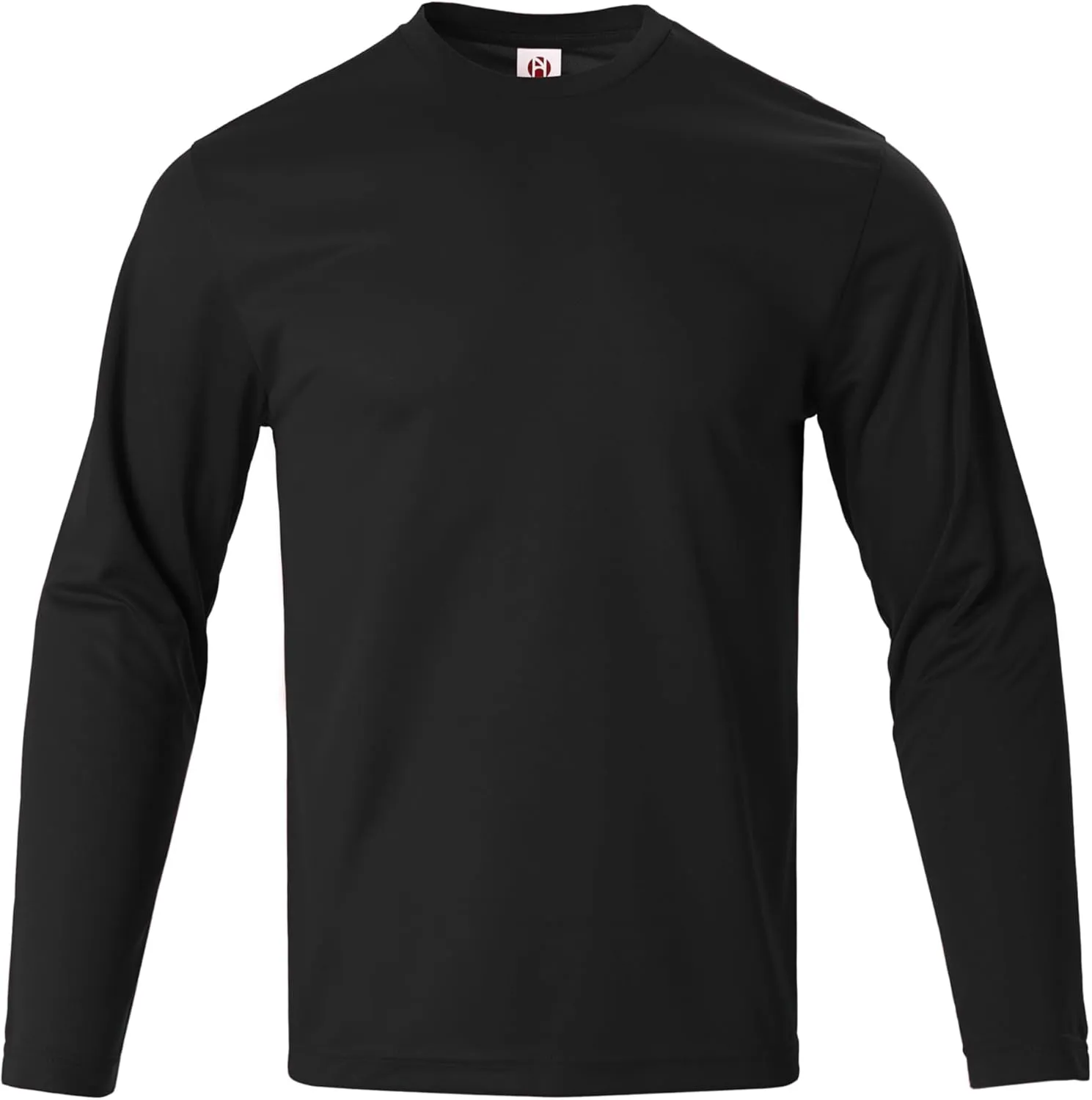 Mens Long Sleeve T-Shirts Casual Crew Neck Tee Shirt Summer Soft Running Swimming Cycling Fishing Tops