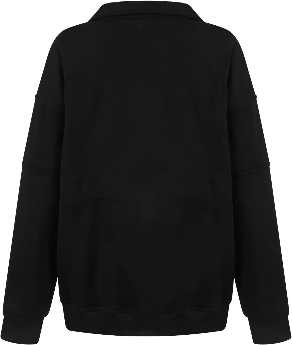 midelxp Half Zip Sweatshirt Women Fleece Oversized Hoodies Trendy Long Sleeve Quarter Zip Pullover Thumb Hole Winter Clothes