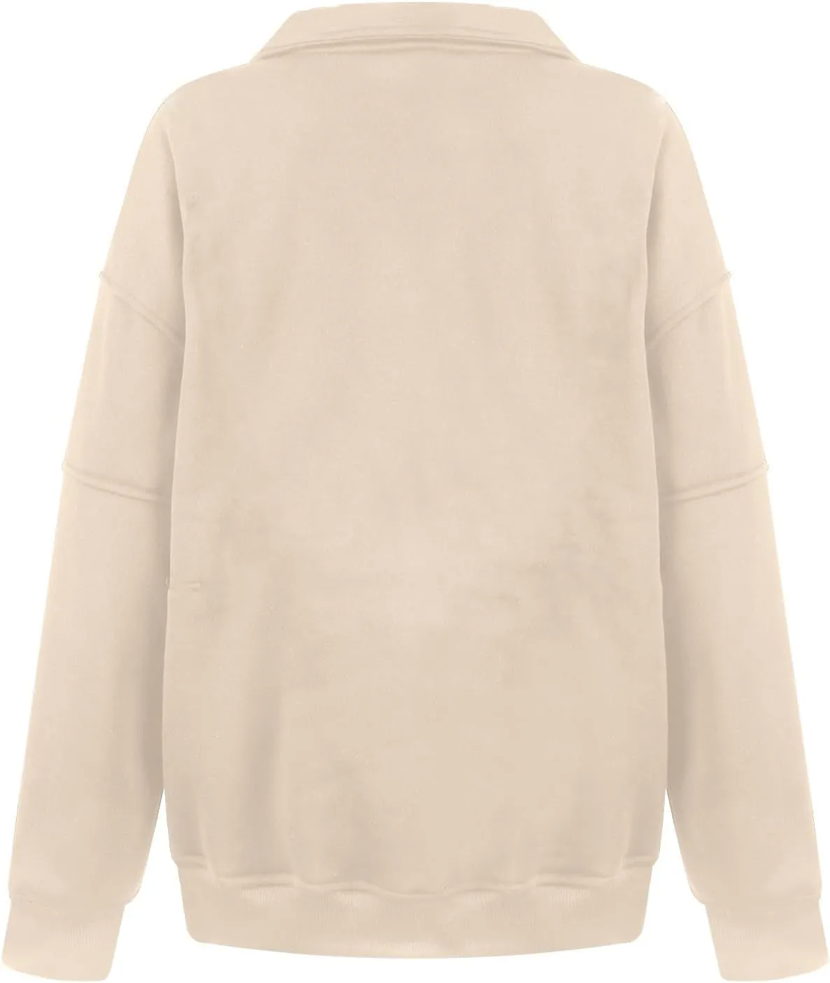 midelxp Half Zip Sweatshirt Women Fleece Oversized Hoodies Trendy Long Sleeve Quarter Zip Pullover Thumb Hole Winter Clothes
