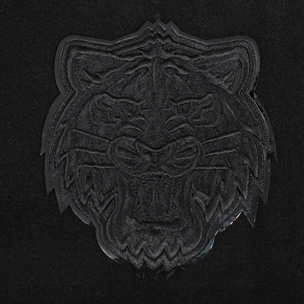MLB DETROIT TIGERS TRIPLE BLACK WOMEN'S WOOL VARSITY JACKET (TRIPLE BLACK WOMEN'S)