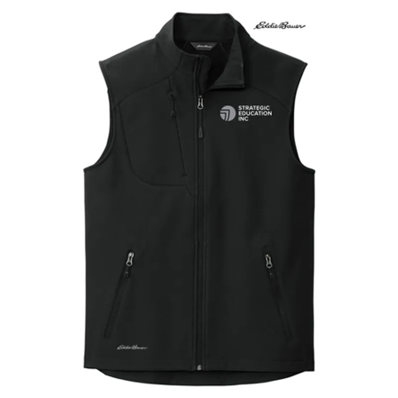 NEW - Eddie Bauer Stretch Soft Shell Vest - Deep Black