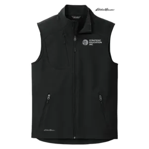 NEW - Eddie Bauer Stretch Soft Shell Vest - Deep Black