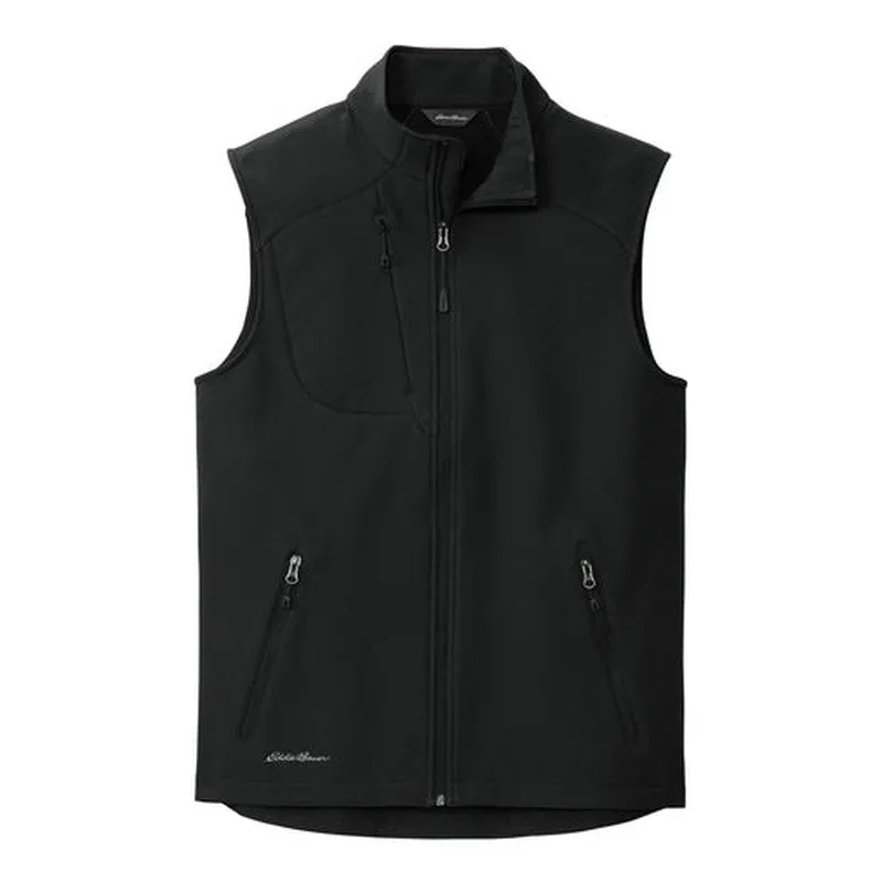 NEW - Eddie Bauer Stretch Soft Shell Vest - Deep Black