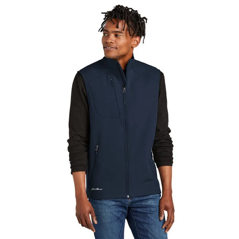 NEW - Eddie Bauer Stretch Soft Shell Vest - River Blue Navy