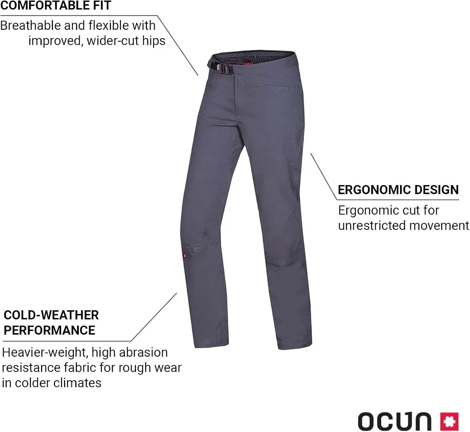 Ocun Men's Honk Pants I Rock Climbing Pants