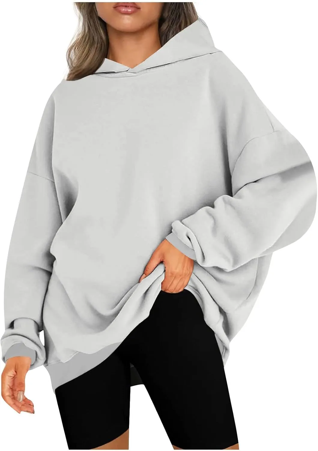 Oversized Hoodies for Women Casual Long Sleeve Loose Sweatshirts Fleece Sweater Pullover Fall Clothes with Pockets