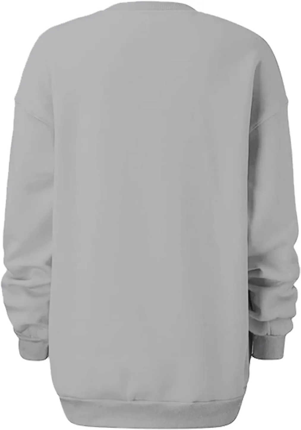 Oversized Sweatshirts for Women Long Sleeve Crew Neck Pullover Casual Loose Silod Color Fleece Tops Sweaters