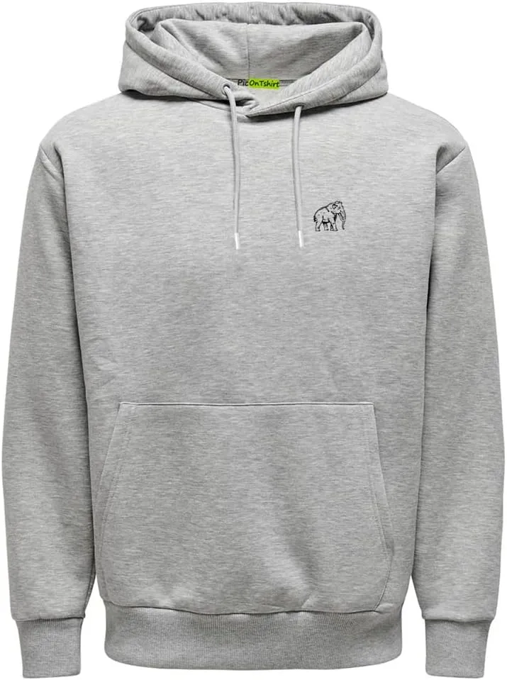 picontshirt 100% Cotton Heavyweight Mammoth Oversize Hoodies for Men and Women