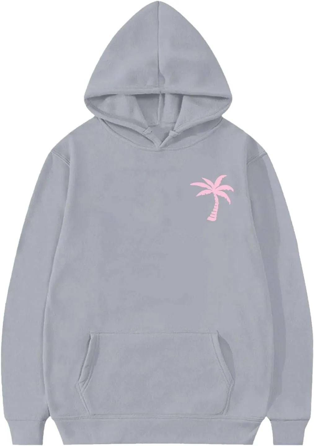 Pink Pom Puff Hoodies For Kids Meet Me At The Ocean Cute Preppy Sweatshirt Teen Girls Oversized Y2K Casual Pullover