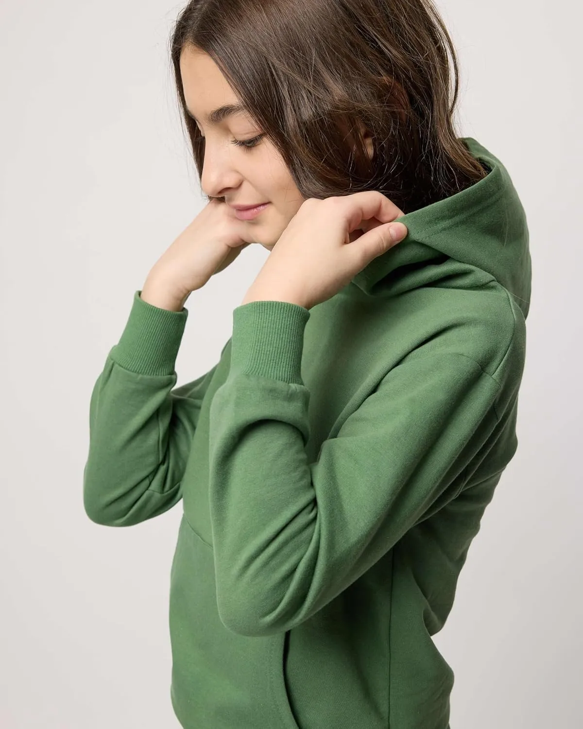Real Essentials 3 Pack: Girls' Soft Brushed Fleece Pullover Hoodie Sweatshirt With Kangaroo Pocket (Ages 7-16)