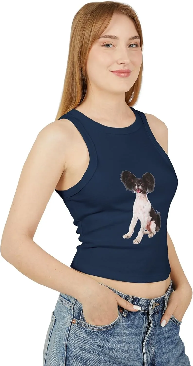 Retro Women's Tank Top, Vintage Ribbed Tank, Classic Sleeveless Tee, Summer Muscle Shirt, Soft Cotton Camisole