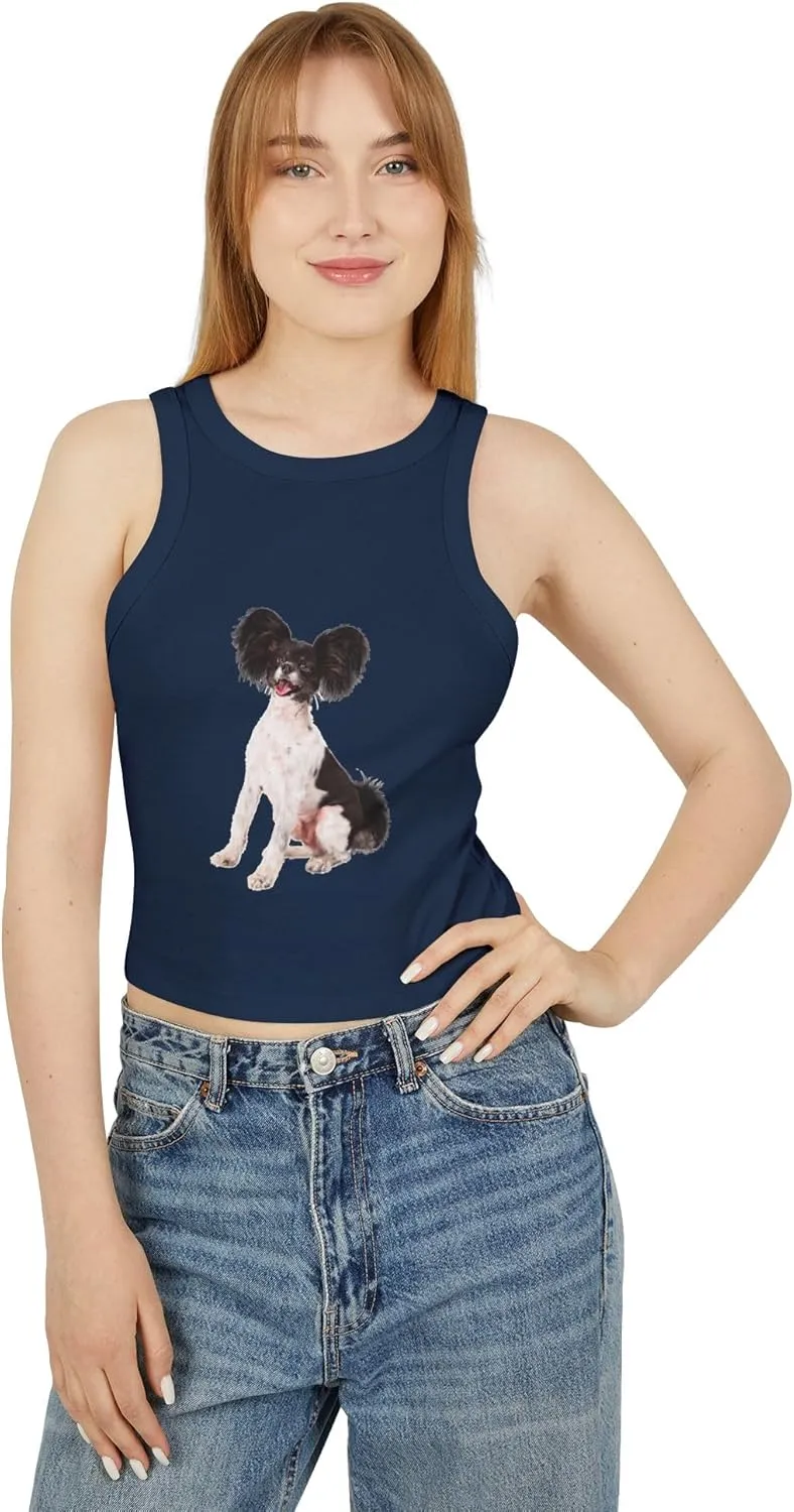 Retro Women's Tank Top, Vintage Ribbed Tank, Classic Sleeveless Tee, Summer Muscle Shirt, Soft Cotton Camisole