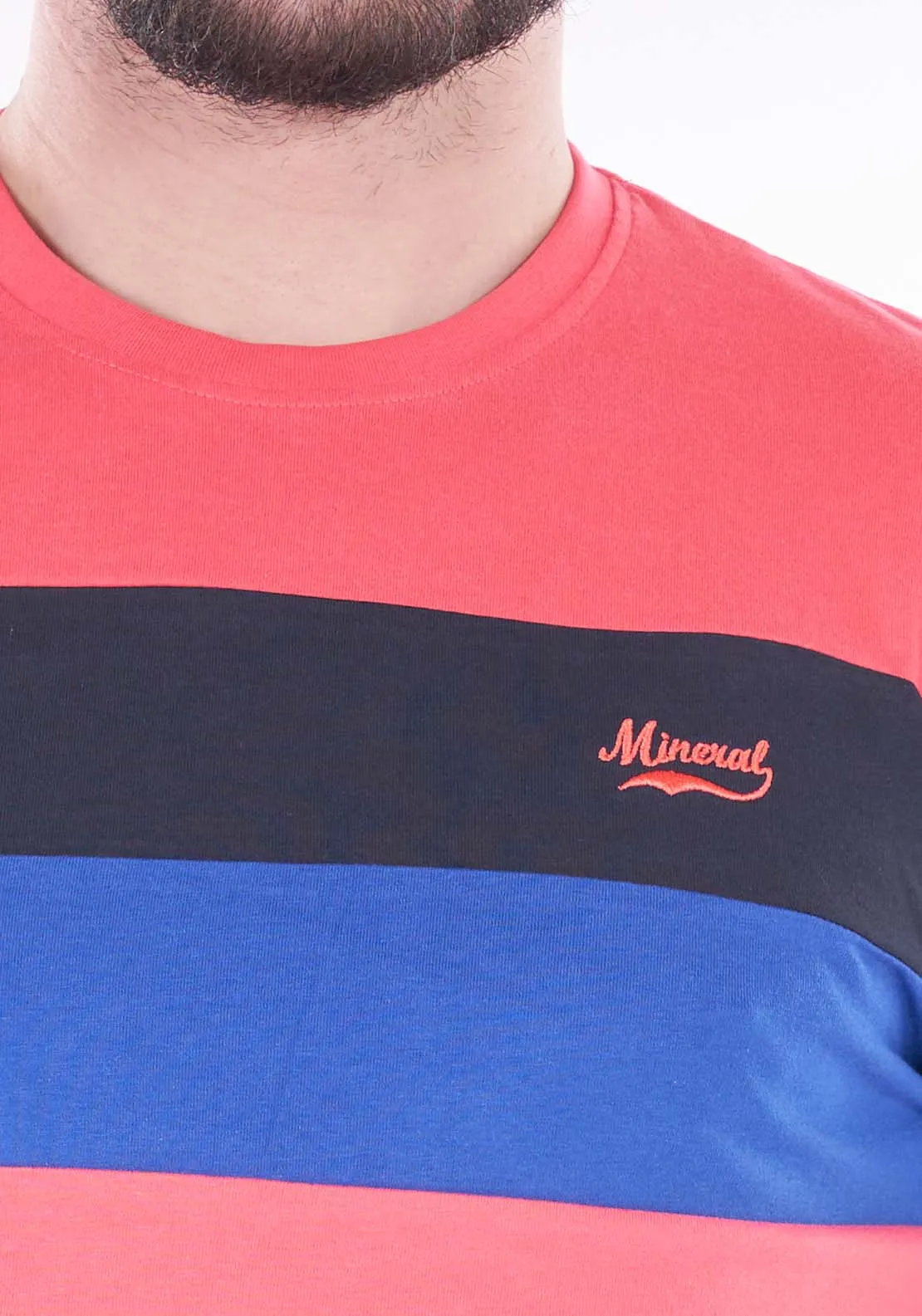 Santana Panel Tee - Coral