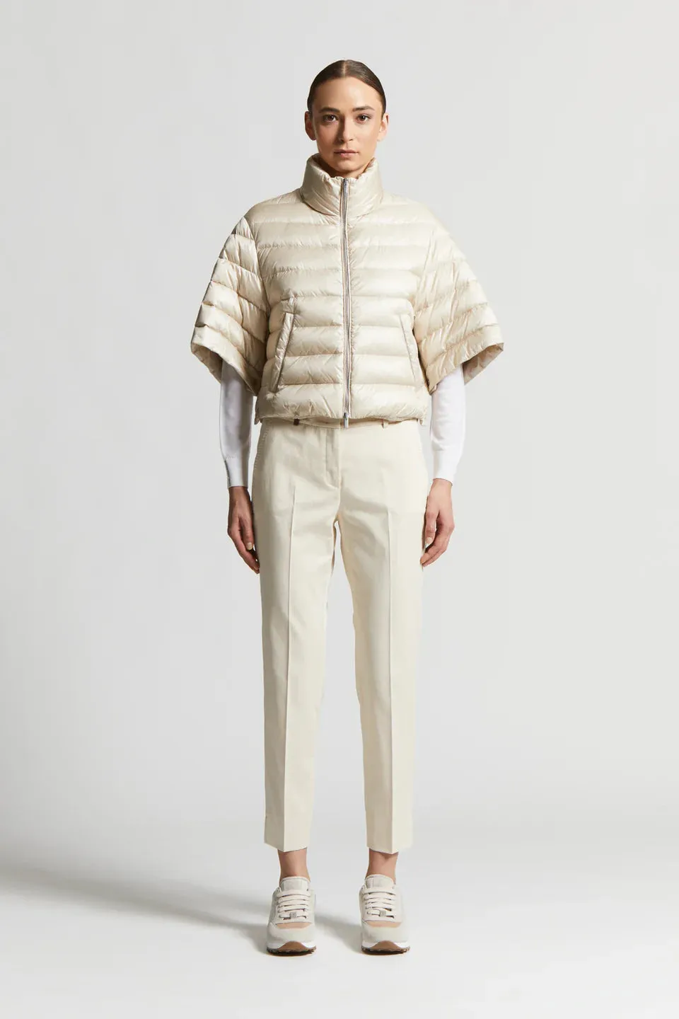 Short Sleeve Down Jacket - Barley