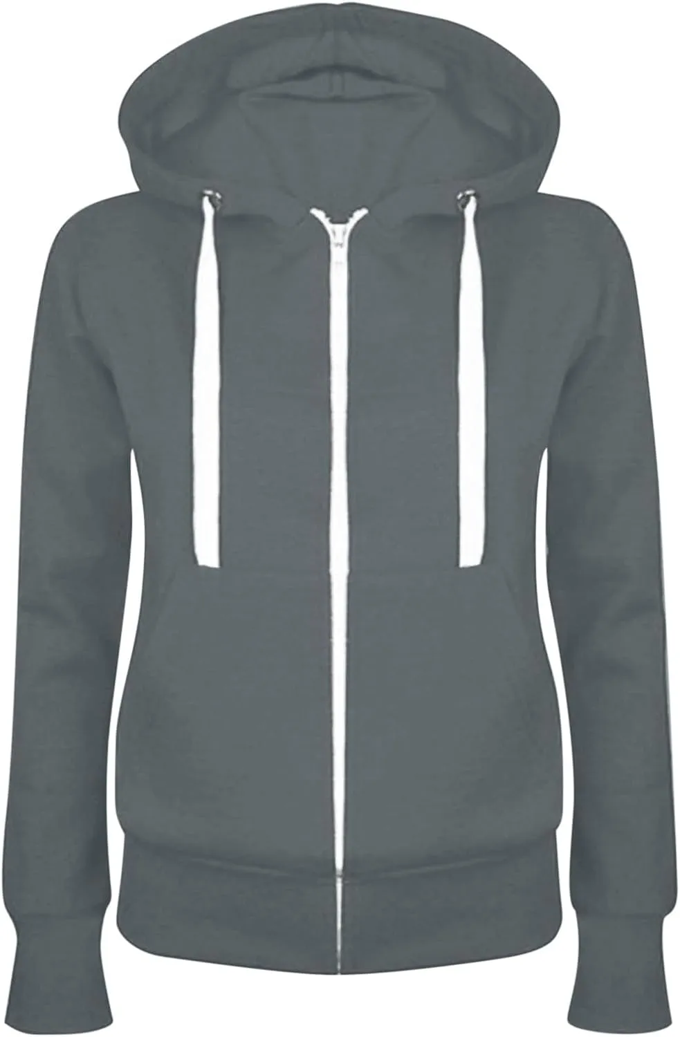 SMIDOW Women's Fall Fashion 2023 Hooded Sweatshirts Fall Teen Girl Thin Cotton Zip Up Hoodie Jacket Fall Outfits Clothes