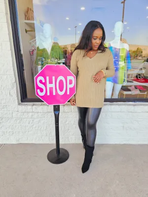 Soft Vibes Sweater - Olive