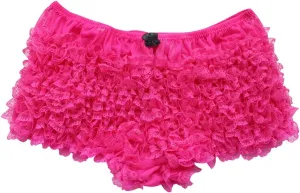 Sywiyi Women's High Waisted Shorts Summer Ruffled Lace Trim Pettipants Bloomers Slip Shorts Underwear