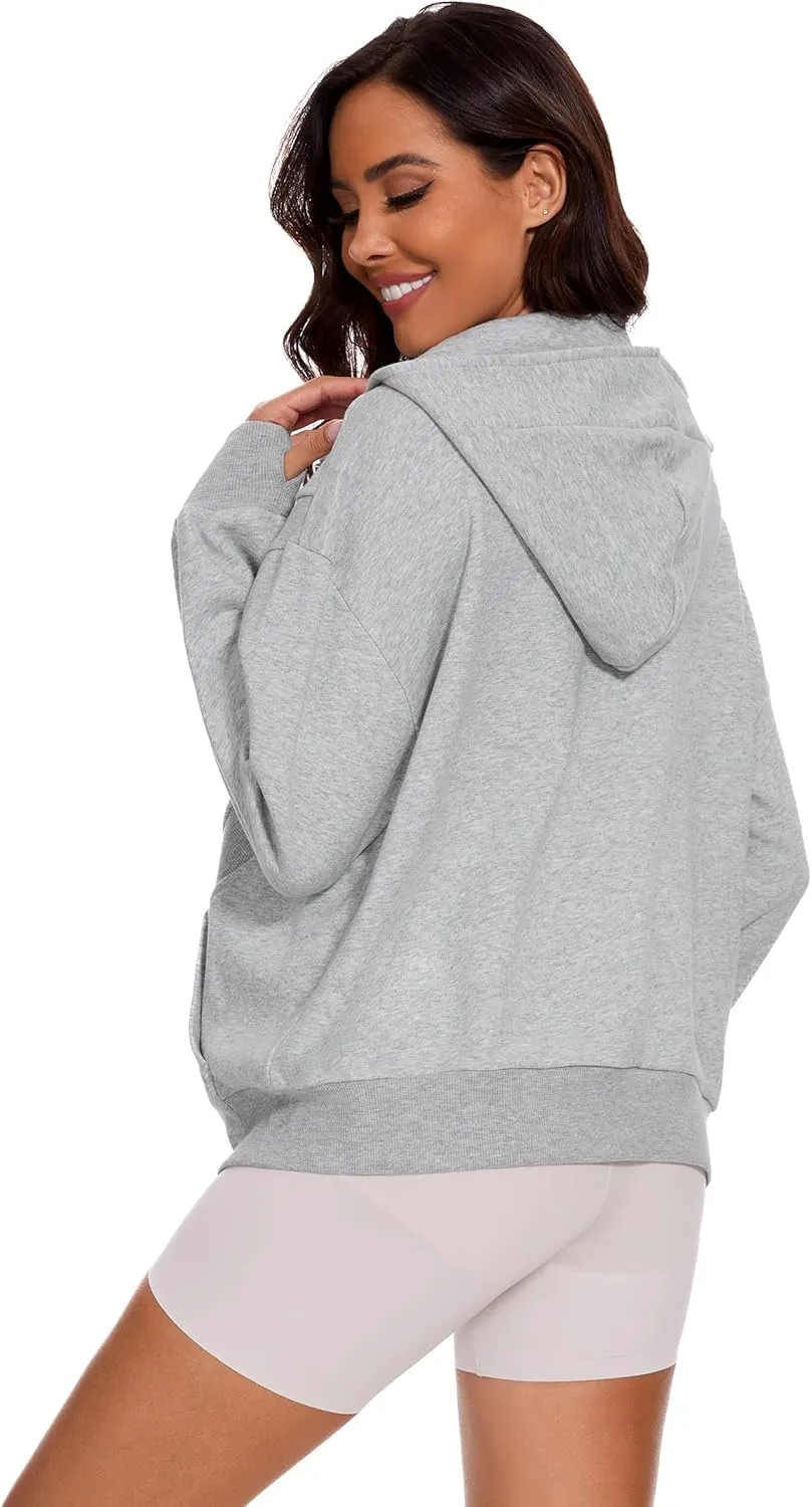 Taurus Womens Zip Up Hoodies Oversized Long Sleeve Sweatshirt Fall Y2K Hoodie Jacket with Pockets