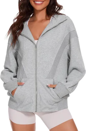 Taurus Womens Zip Up Hoodies Oversized Long Sleeve Sweatshirt Fall Y2K Hoodie Jacket with Pockets