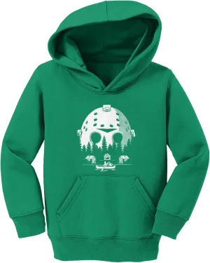 Tcombo Voorhees Camp Scene Mask - Horror Movie Toddler/Youth Fleece Hoodie