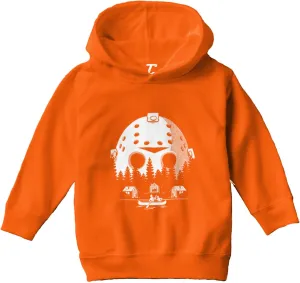 Tcombo Voorhees Camp Scene Mask - Horror Movie Toddler/Youth Fleece Hoodie