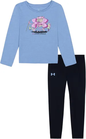Under Armour girls Hoodie Set, Bottoms & Hoodie, Lightweight & Relaxed Fit