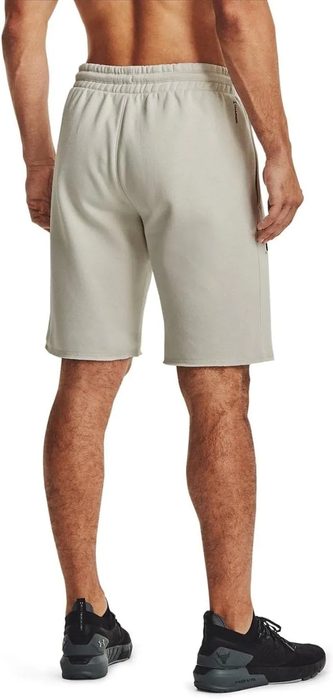 Under Armour Men's Sweatpant Shorts Cotton/Polyester Blend Project Rock Charged Cotton Fleece Shorts