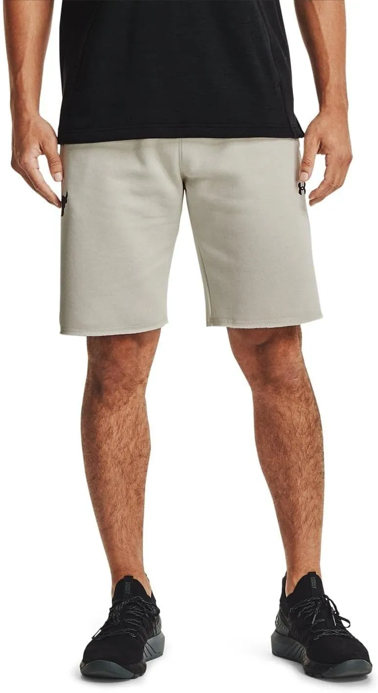 Under Armour Men's Sweatpant Shorts Cotton/Polyester Blend Project Rock Charged Cotton Fleece Shorts