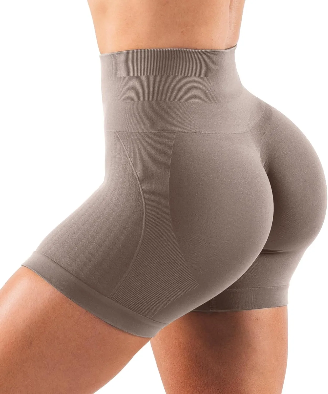Unthewe 3 Piece Workout Butt Lifting Shorts for Women High Waisted Seamless Gym Yoga Booty Shorts