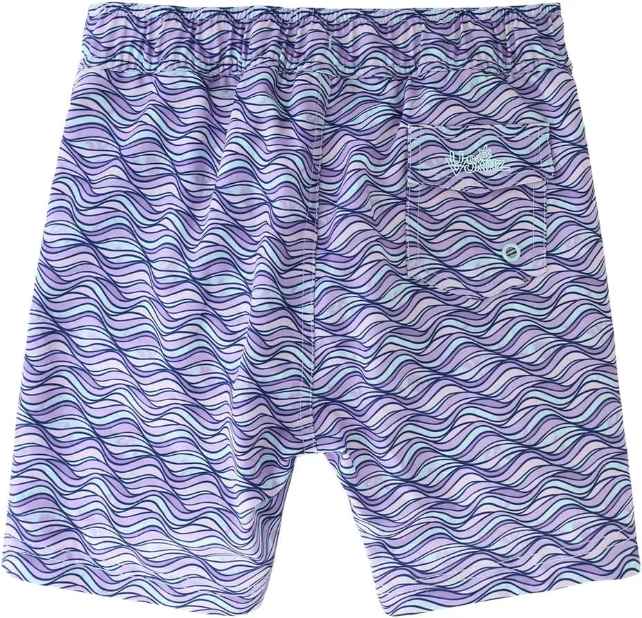 UV SKINZ Girls Board Shorts with UPF 50  Sun Protection  Girls Lined Board Shorts, Girls Swim Shorts