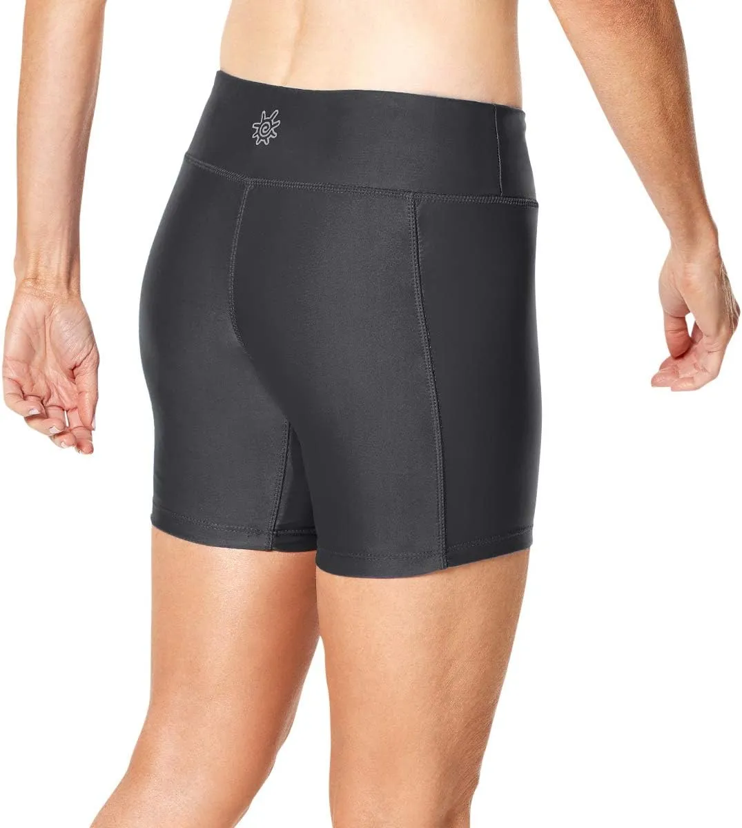 UV SKINZ Womens Active Swim Shorts with UPF 50  Sun Protection  Modest Swimsuit Shorts for Women