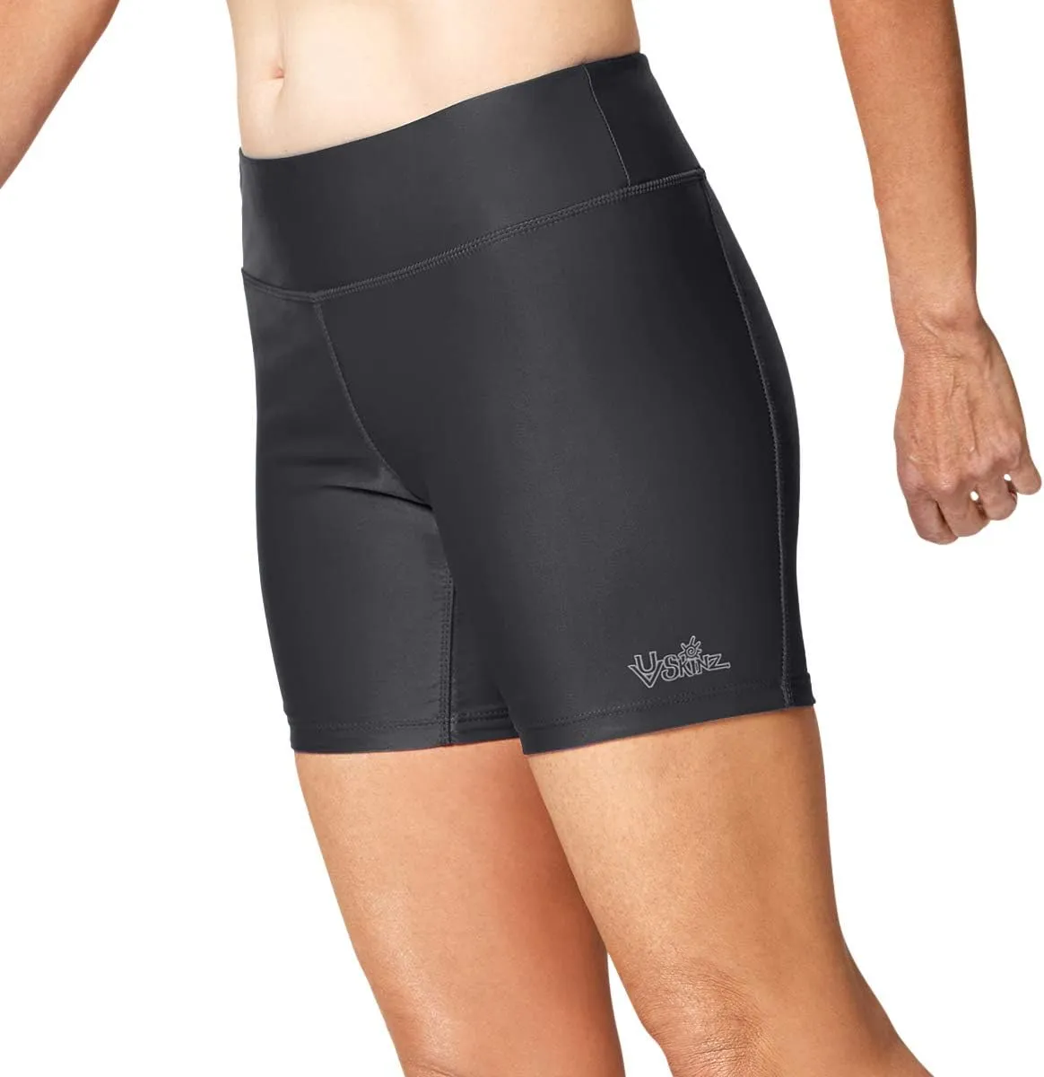 UV SKINZ Womens Active Swim Shorts with UPF 50  Sun Protection  Modest Swimsuit Shorts for Women