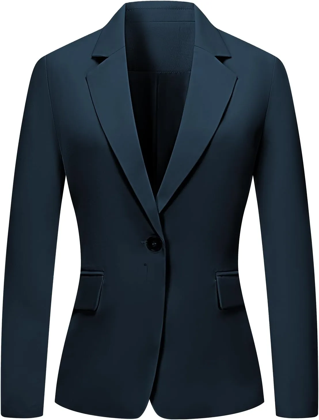 V VOCNI Womens Blazer Jackets Long Sleeve Lapel Open Front Pockets Casual Work Office Blazers Button Jacket Suit