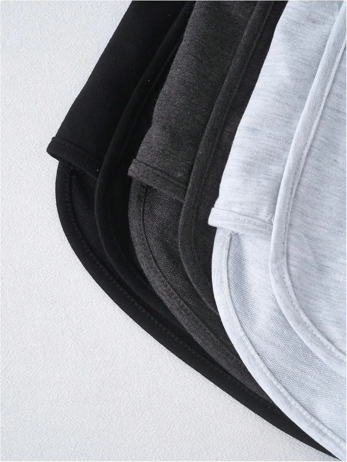 Verdusa Women's 3 Pack Elastic High Waist Knot Front Lounge Track Shorts Summer Shorts