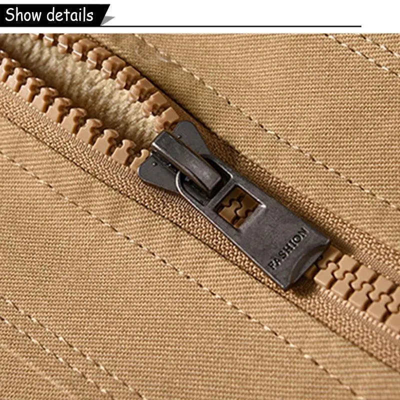 Windproof High Quality Leisure Fashion Men Winter Sleeveless Hooded Fleece Vest