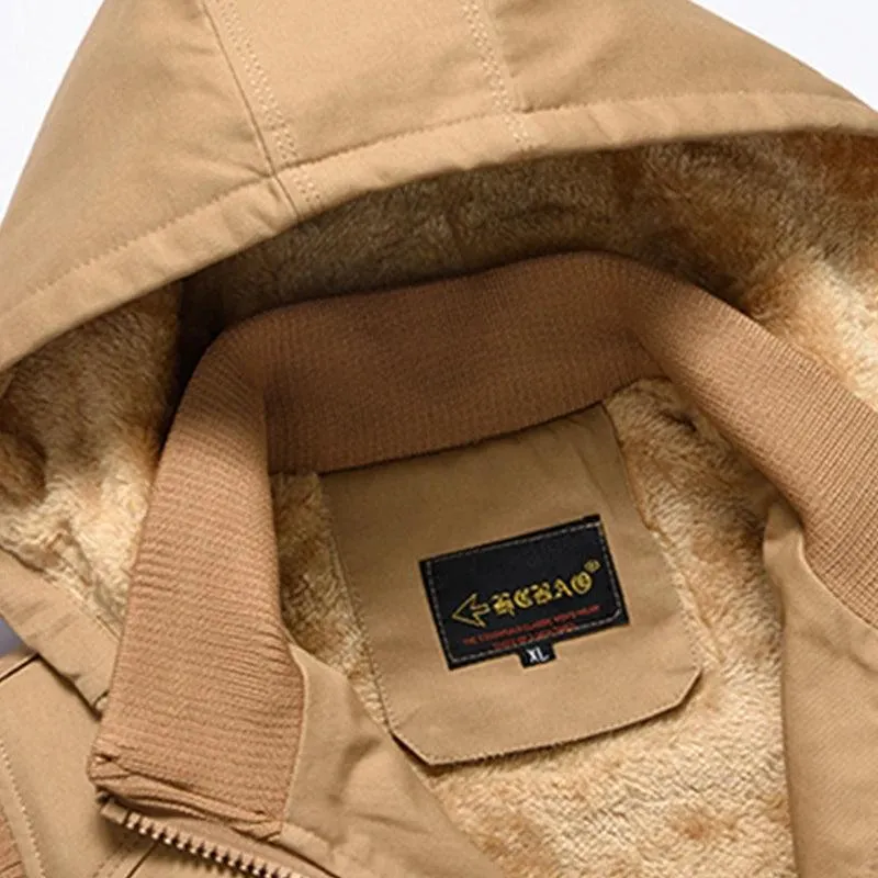 Windproof High Quality Leisure Fashion Men Winter Sleeveless Hooded Fleece Vest