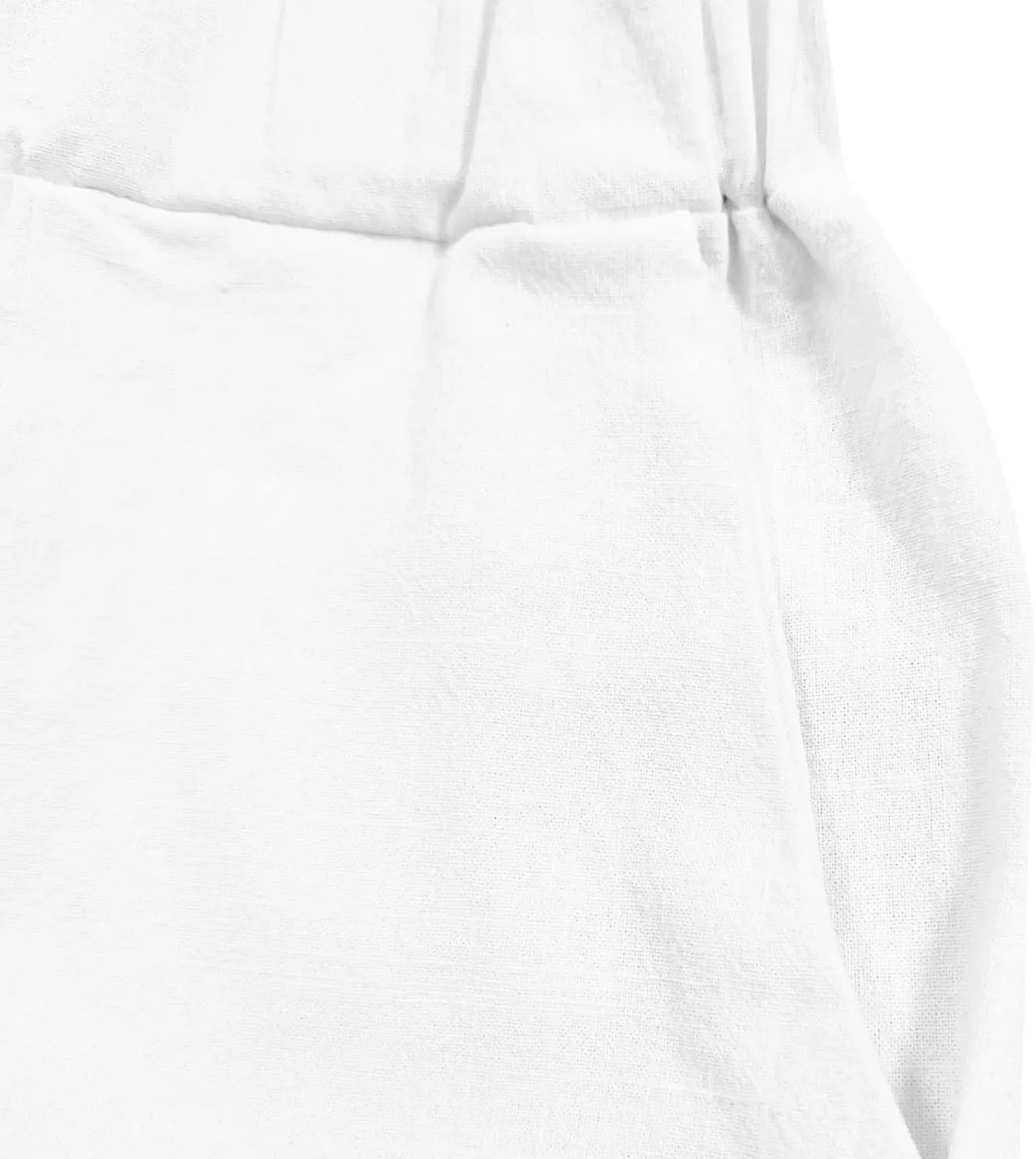 Women Capri Pants Casual Drawstring Elastic High Waist Baggy Wide Leg Cropped Pants Trousers for Ladies Summer Slacks