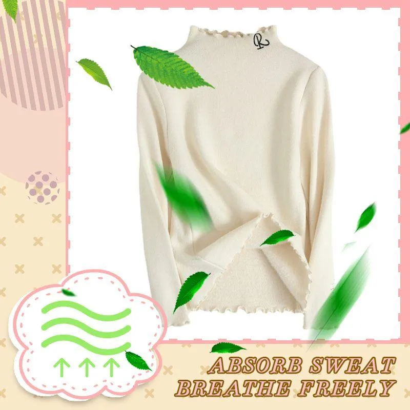 Women fleece and anti-crease base sweater free shipping