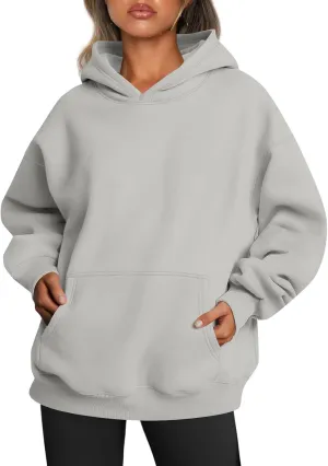 Women's Camo Hoodie Maple-Leaf Print Oversized Sweatshirt Fleece Hooded Sweatshirts with Pocket Casual Fall Pullover