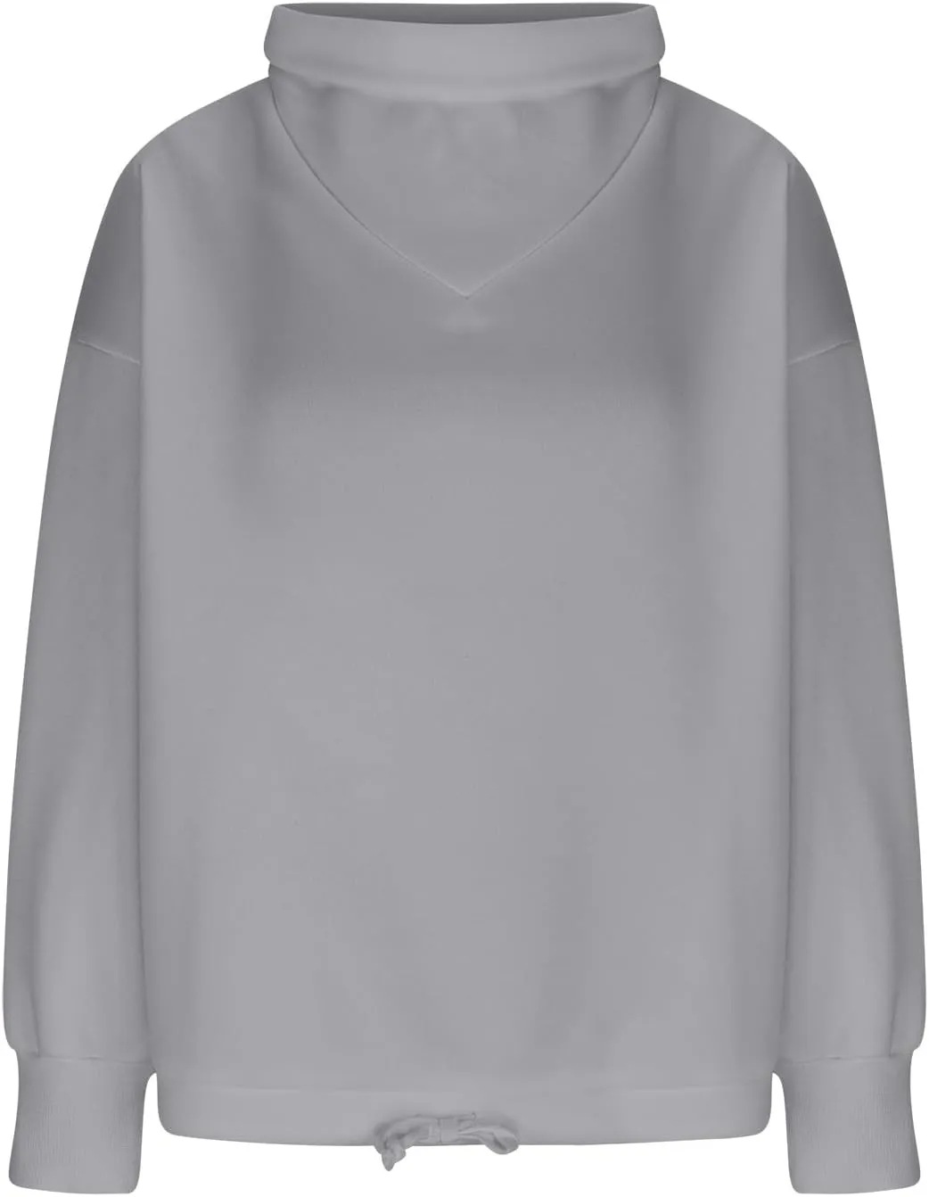 Womens Cowl Neck Sweatshirt Long Sleeve Y2K Hoodies Solid Color Loose Ual Pullover Tops 2024 Fall Winter Clothes