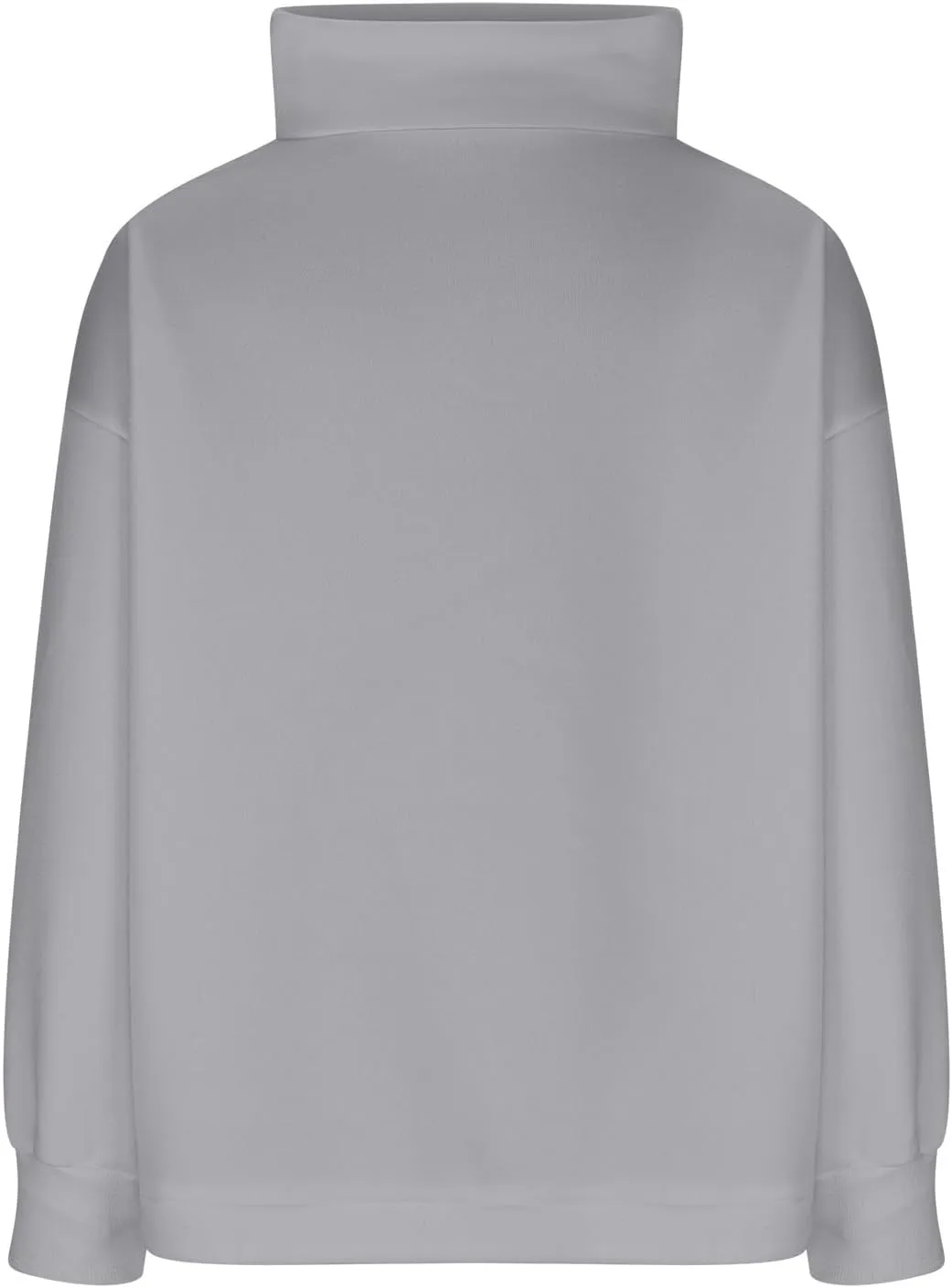 Womens Cowl Neck Sweatshirt Long Sleeve Y2K Hoodies Solid Color Loose Ual Pullover Tops 2024 Fall Winter Clothes