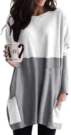 Womens Halloween Crew Neck Sweatshirts Dress Pumpkin Hoodie Long Sleeve Pullover Tops Oversize Sweatshirt